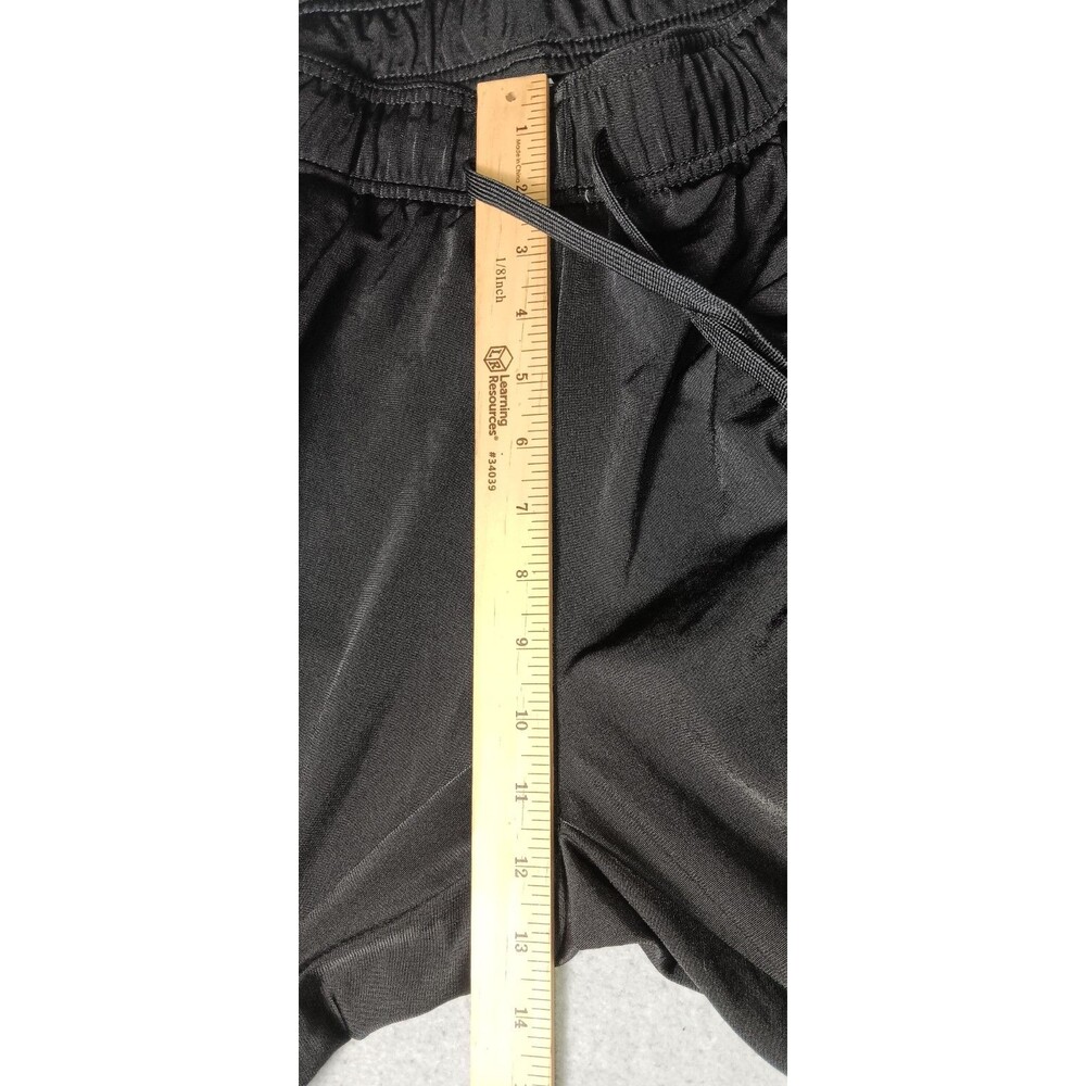 Adidas Primegreen 3 Stripe Tapered Jogger Track Pants 1X Black White Athleisure - Picture 8 of 12